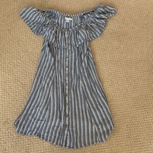 American Eagle Outfitters Blue Striped Dress